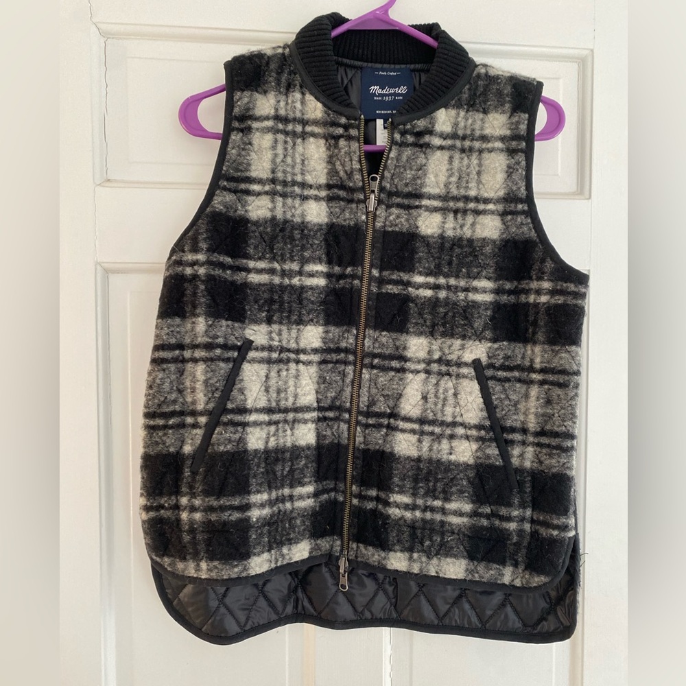Madewell Flannel Vest